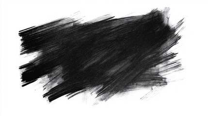 Obraz premium hand-drawn scribbles, black and white frame, background, brush strokes, paint brush