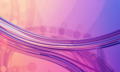 Colorful abstract background with flowing lines and soft bokeh effects, creating vibrant and dynamic atmosphere. Perfect for design projects and digital art