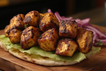 Spicy Tandoori Paneer Cubes: A Delicious Indian Culinary Delight