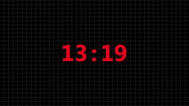 A 30 to 0 countdown icon displays numbers in bold, gradually shrinking and fading. Each digit pulses as it decreases, creating a dynamic, rhythmic countdown effect.