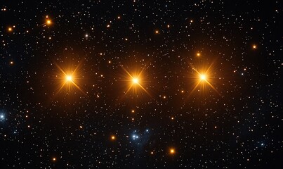 Obraz premium Bright stars in night sky, cosmic background, space exploration
