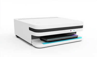 Printer isolated on white