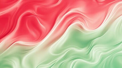 Obraz premium Abstract bright red and green gradient background with smooth transitions, creating a colorful and dynamic design space for web banners