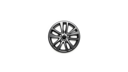 Car rim logo design on white background.&nbsp;Generative AI