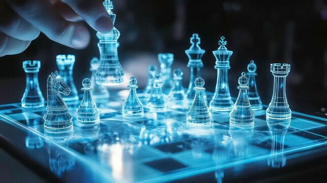 Innovative Holographic Chess: A Futuristic Take on Strategy and Technology in Action