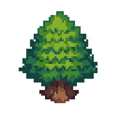 Fototapeta premium Pixel Image of a Tree