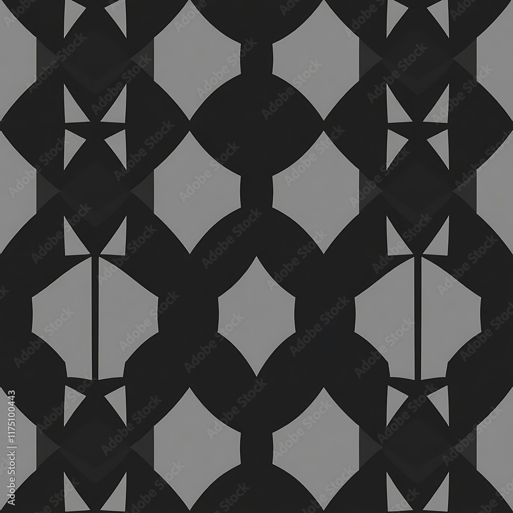 Poster abstract geometric pattern: a seamless, captivating pattern, featuring a modern, geometric design in