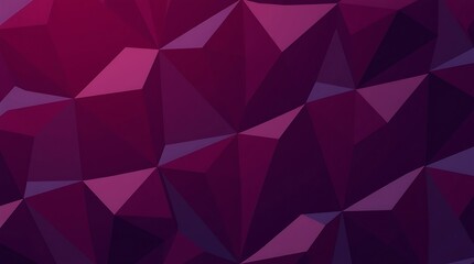 Obraz premium Abstract Low Poly Background: A captivating and contemporary background with a vibrant, textured low poly design in shades of crimson and deep purple. Ideal for tech, design, and creative projects.