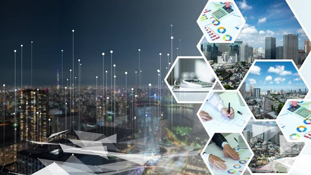 Creative visualization of innovation and business growth