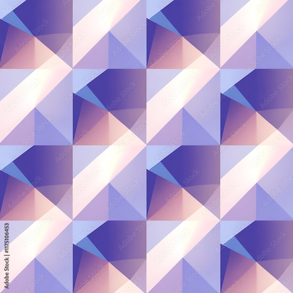 Aufkleber geometric pattern - abstract digital art: a dynamic abstract pattern of intersecting geometric shape
