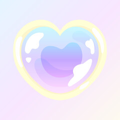 ハートのゆらめきグラデーションジェム⭐︎