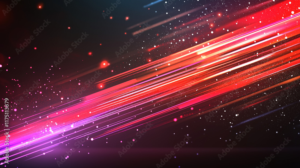Poster cosmic speed: a dynamic abstract background, capturing the essence of rapid motion and futuristic en