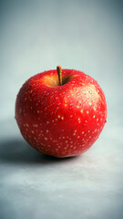 A hyper-realistic photo of an apple