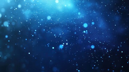 Fototapeta premium Abstract Blue Background with Sparkling Lights
