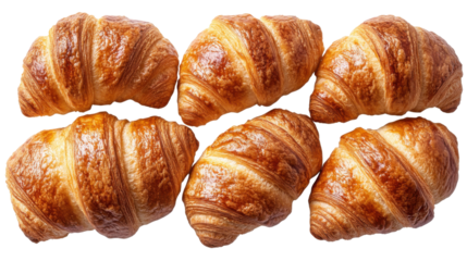 croissant isolated on white background