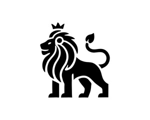 Lion silhouette illustration