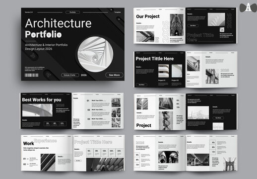 Architecture Portfolio Layout Template