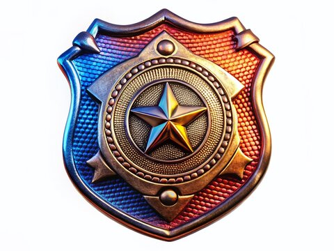 recommend clip art: Retro Police Badge Clip Art: Vintage Law Enforcement Insignia