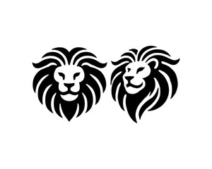 Lion Logo Design Icon Symbol Vector Template