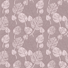 All Over Nature Pattern with Subtle Color Harmony