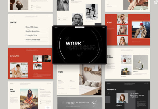 Work Portfolio Template