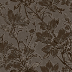 Elegant Nature-Inspired Pattern with Trendy Colors