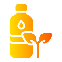 cooking oil gradient icon