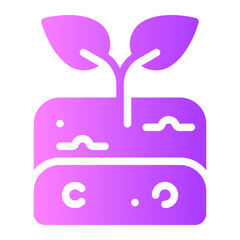 Obraz premium tofu gradient icon