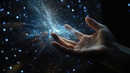 Finger touch hologram