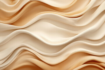 Obraz premium Abstract background with golden and beige waves