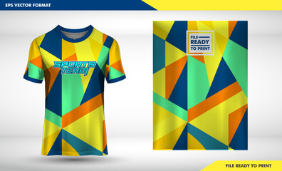 Jamaican flag icon design with yellow, green, and black colors in a 3D style, perfect for a t-shirt or business logo