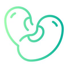 soyabean gradient icon