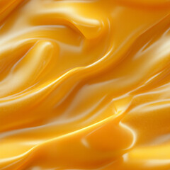 Obraz premium Seamless pattern, abstract background, smooth, soft and creamy cream texture with golden creamy hues, perfect for culinary, dairy and food projects
