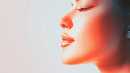 calming recovery guide poster for rhinoplasty patients, highlighting care tips and timelines.