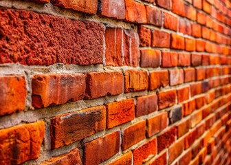 Rustic Red Brick Wall Background - Home & Office Design Texture