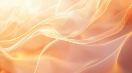 Obraz premium Soft Flowing Textures in Warm Golden Light Background Design
