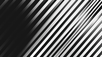 Obraz premium Abstract Diagonal Stripes Black And White Pattern