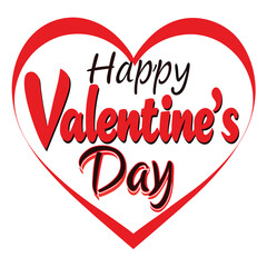 Valentine's day vector design.