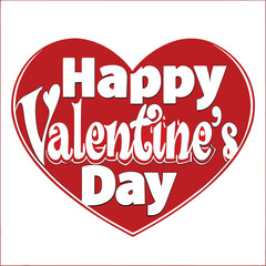 Valentine's day vector design.