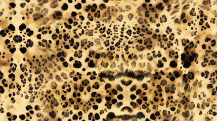 Animal pattern design. Modern seamless leopard pattern. Wildlife, texture for textile, fabric print. Abstract black and yellow spots, nature animal skin motif.