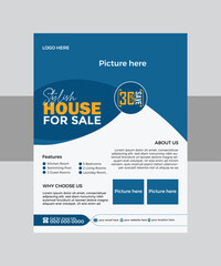 Modern Real Estate, Elegant Business Promotion, Minimalist Corporate, Creative Marketing Flyer Design