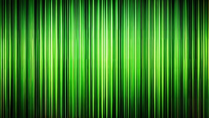 The visual displays an energetic pattern of vertical green lines, creating a dynamic and fresh feel. Ideal for backgrounds in various creative works and presentations.