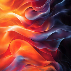 Fototapeta premium Dynamic abstract design with swirling colorful lines