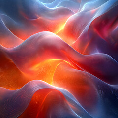Fototapeta premium Dynamic abstract design of swirling colorful lines creating a stunning visual effect