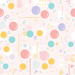 seamless pattern bubbles 