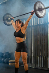 Sleek and Strong: Athlete in Black Gear