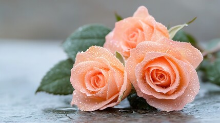 Valentine's day love fresh roses in nature's floral arrangement for a romantic gesture