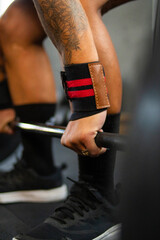 Sleek and Strong: Athlete in Black Gear