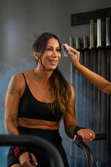 Sleek and Strong: Athlete in Black Gear