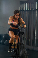 Sleek and Strong: Athlete in Black Gear